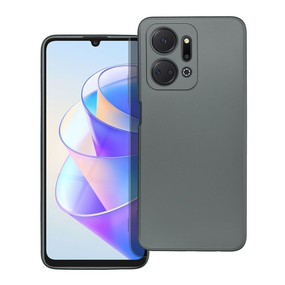 Honor X7a Telefontok - Metalic - szürke szilikon hátlap tok