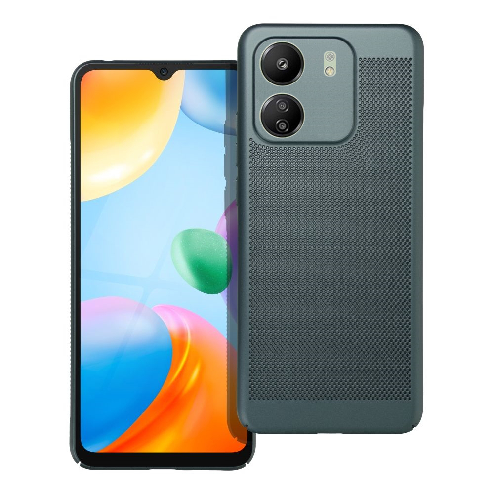 Xiaomi Redmi 13C Telefontok - BREEZY - zöld műanyag hátlap tok