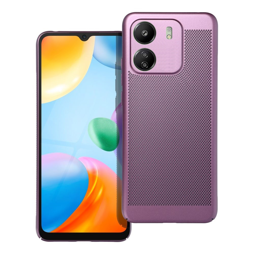 Xiaomi Redmi 13C Telefontok - BREEZY - lila műanyag hátlap tok