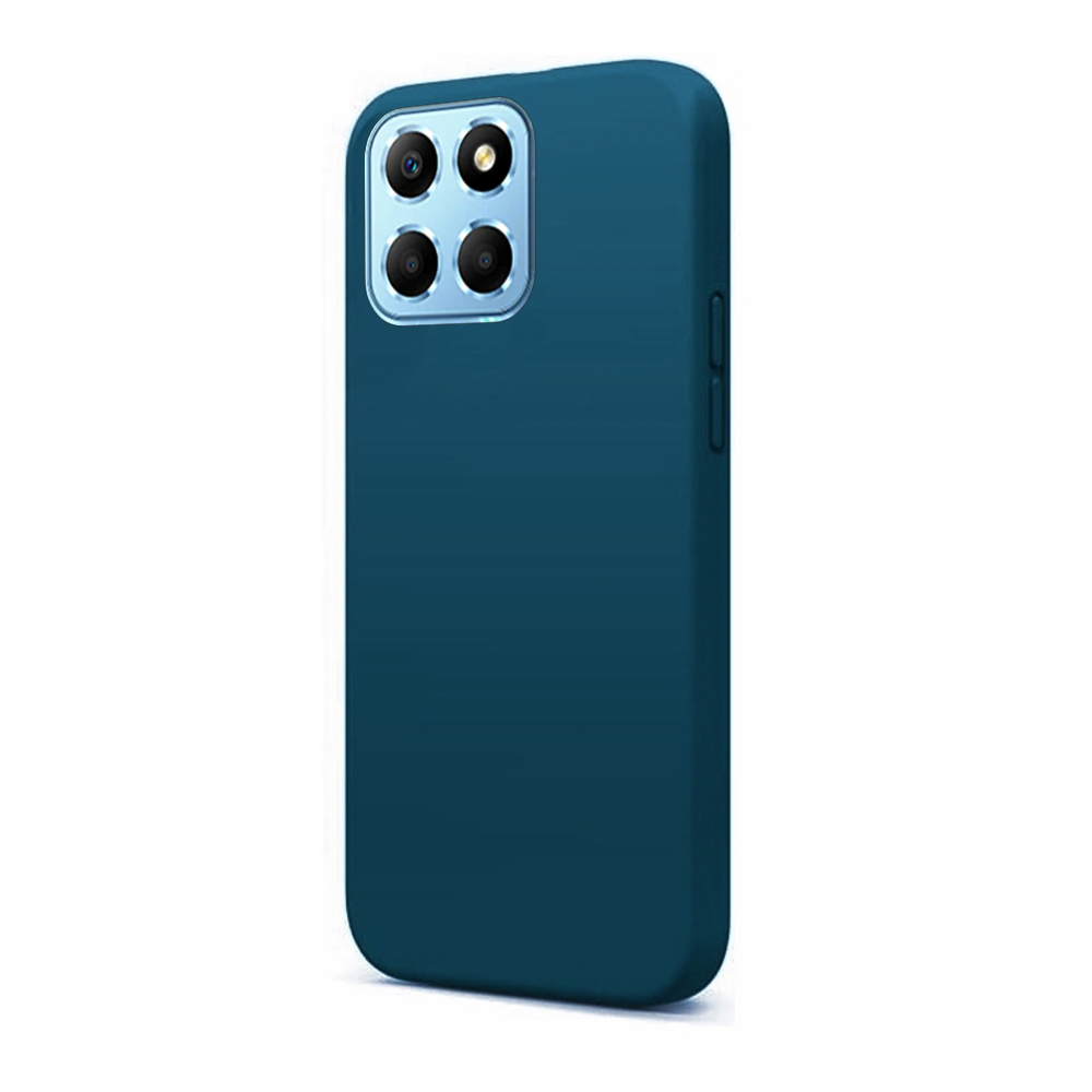 Honor X6a Telefontok - kék szilikon hátlap tok