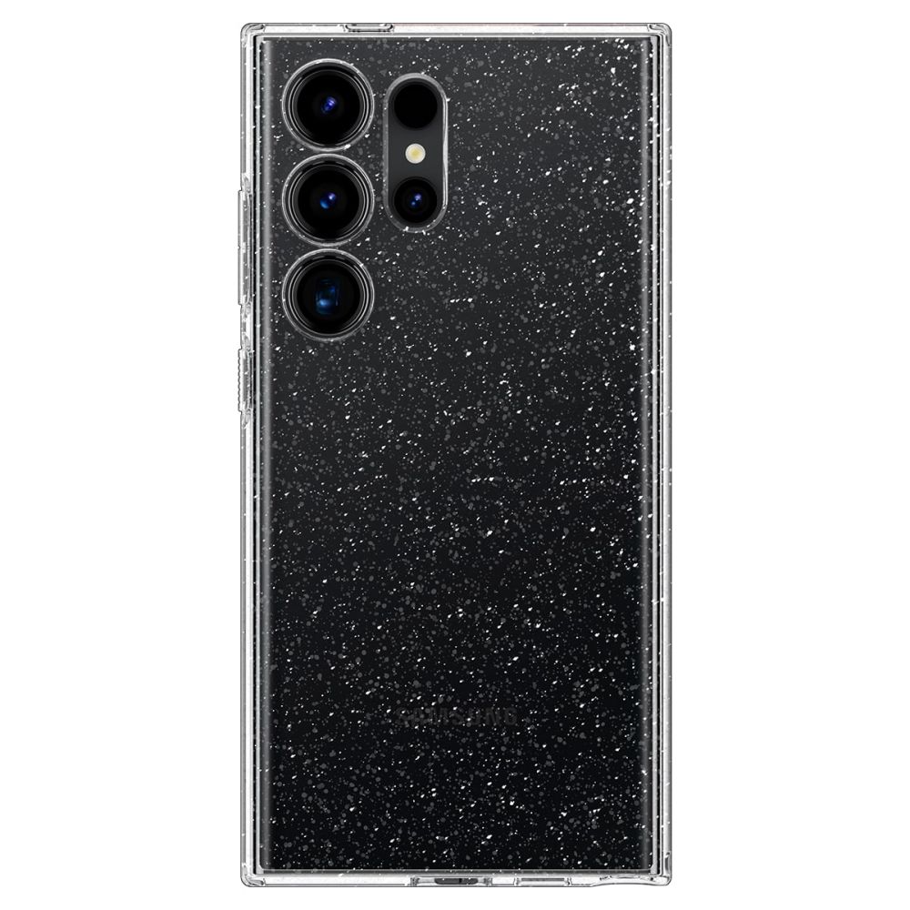 Samsung Galaxy S24 Ultra Telefontok - Spigen Liquid Crystal Glitter - TPU átlátszó tok