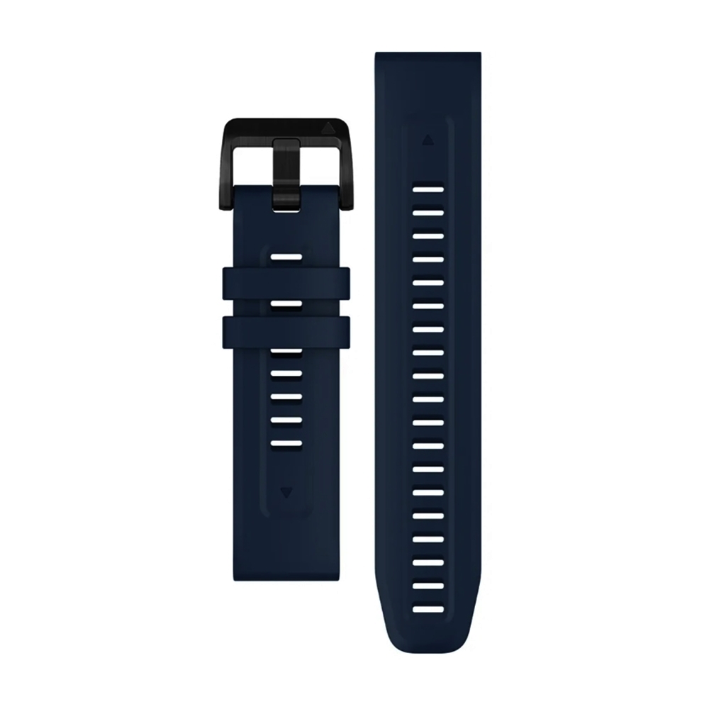 Okosóra szilikon szíj - GARMIN FENIX 3 / 5X / 3HR / 5X PLUS / 6X / 6X PRO / 7X / 7X PRO szíj - sötétkék szilikon szíj