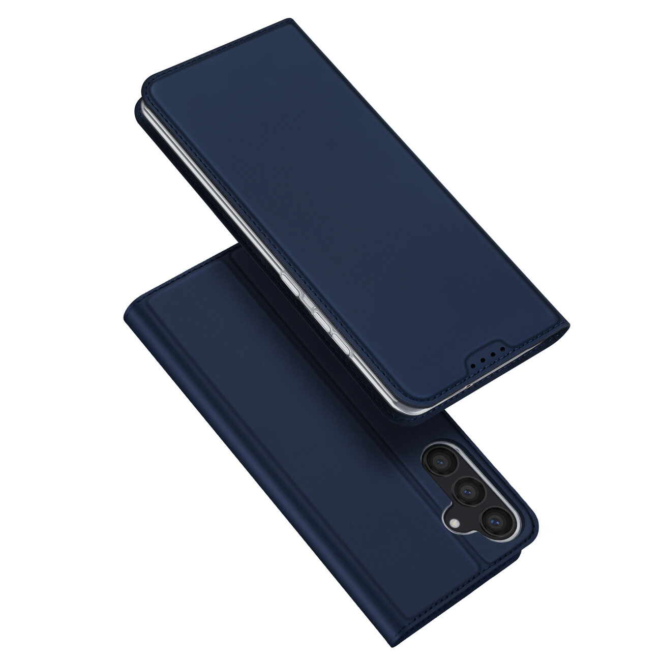Samsung Galaxy S24 Telefontok - Dux Ducis kék flipcover tok