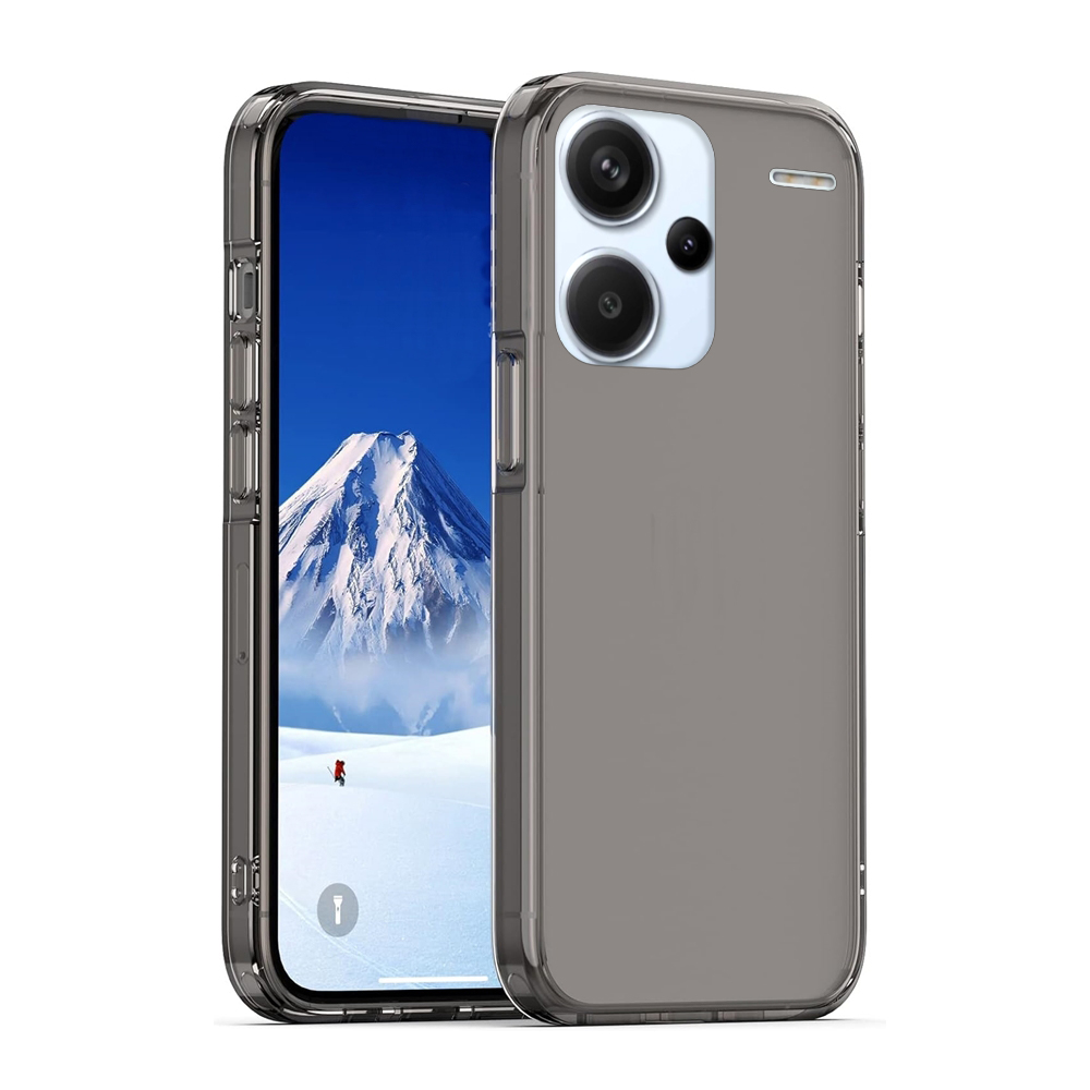 Xiaomi Redmi Note 13 Pro+ 5G Telefontok - Box Premium - fekete átlátszó szilikon hátlap tok