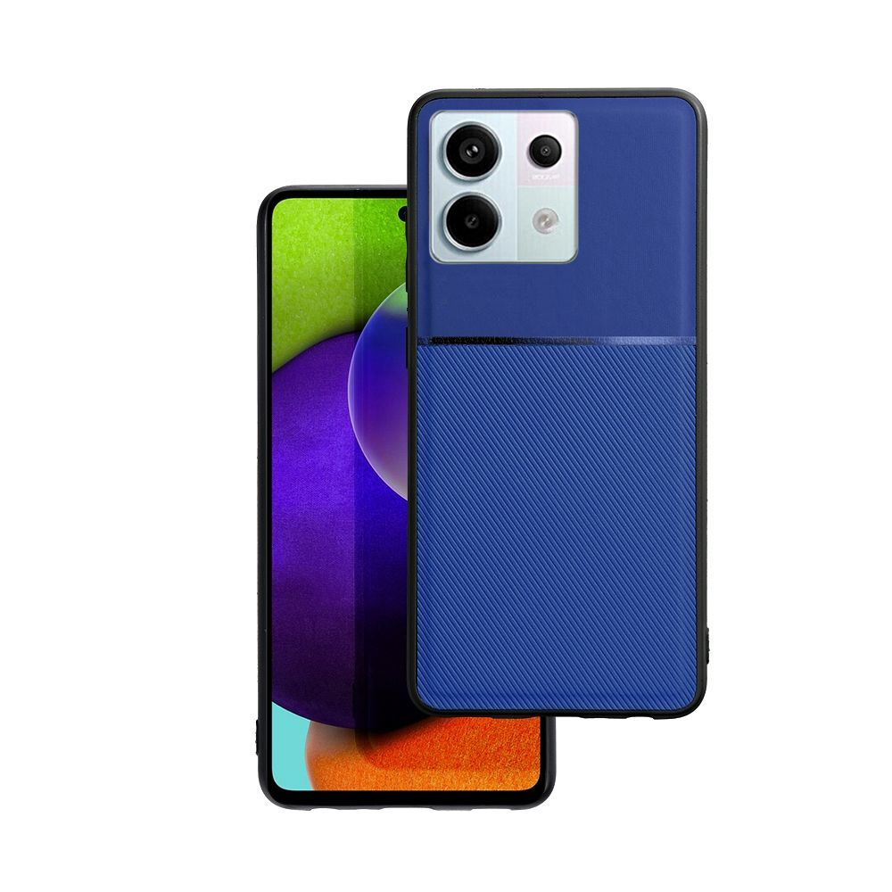Xiaomi Redmi Note 13 5G Telefontok - Elegance kék műanyag hátlap tok szilikon kerettel
