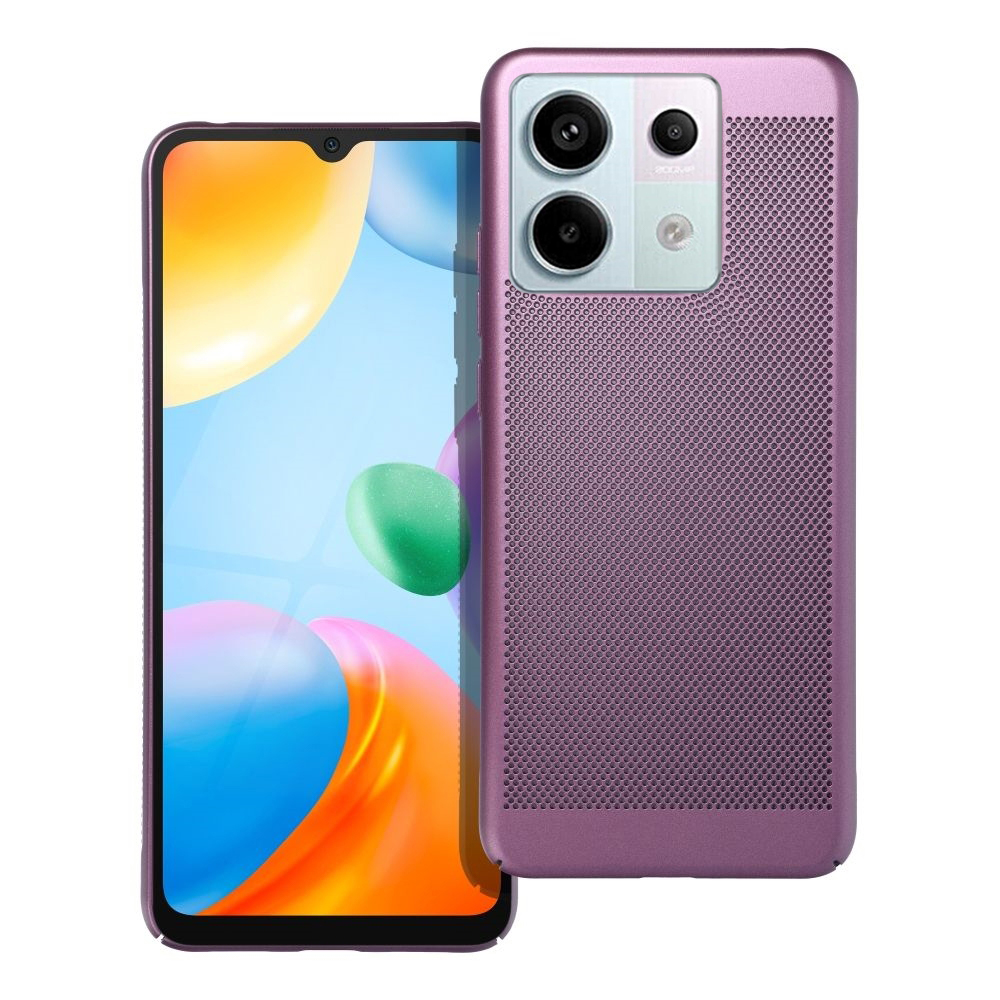 Xiaomi Redmi Note 13 Pro 5G Telefontok - BREEZY - lila műanyag hátlap tok