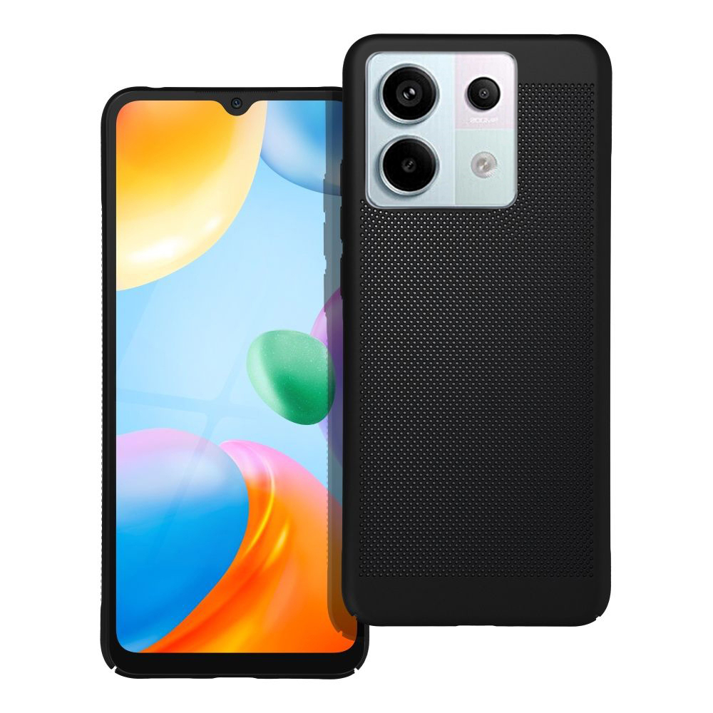 Xiaomi Redmi Note 13 Pro 5G Telefontok - BREEZY - fekete műanyag hátlap tok