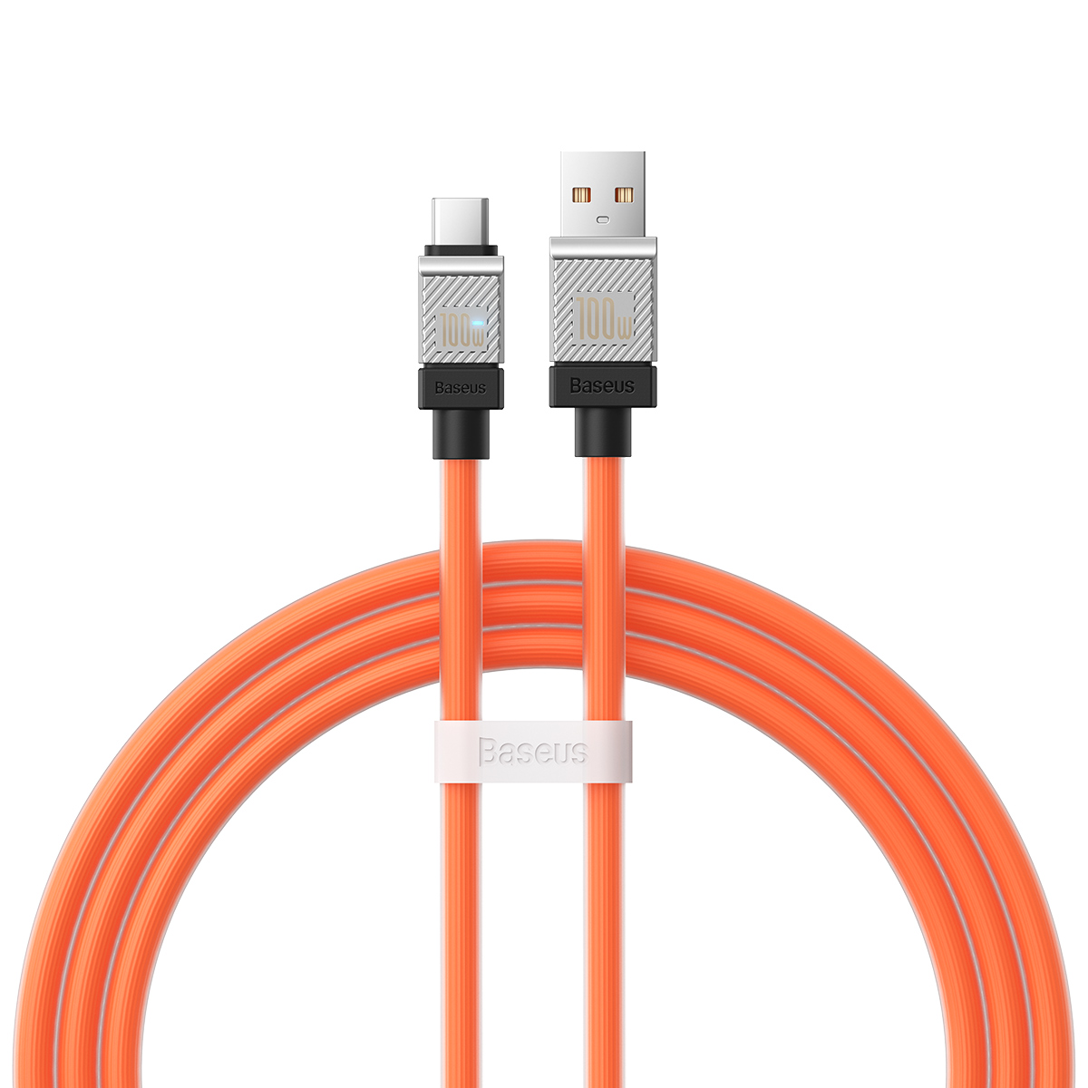 Baseus CoolPlay Kábel - USB / Type-C (USB-C) sárga gyorstöltő kábel 1m, 100W