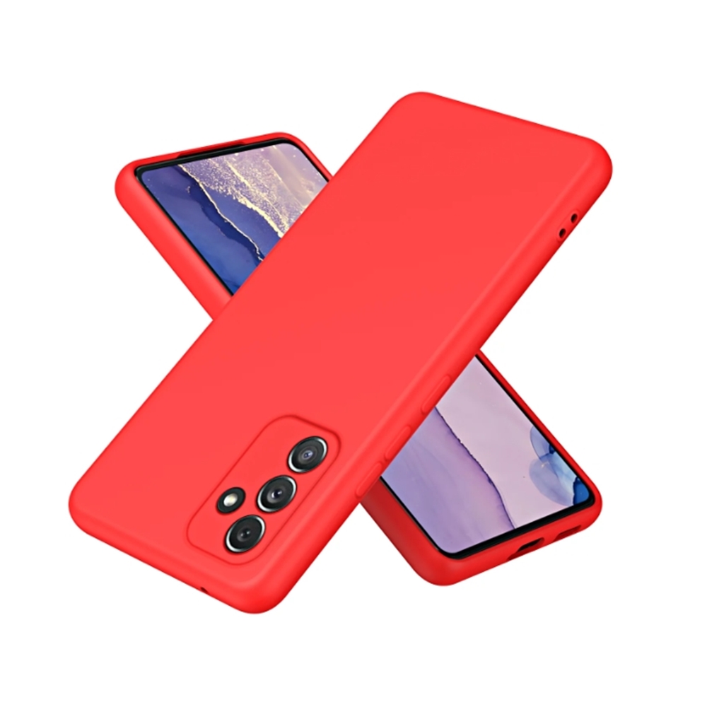 Samsung Galaxy A35 5G Telefontok - piros szilikon hátlap tok