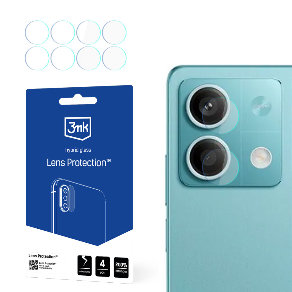 Xiaomi Redmi Note 13 5G Védőfólia - 3MK kamera flexibilis fólia (4x)
