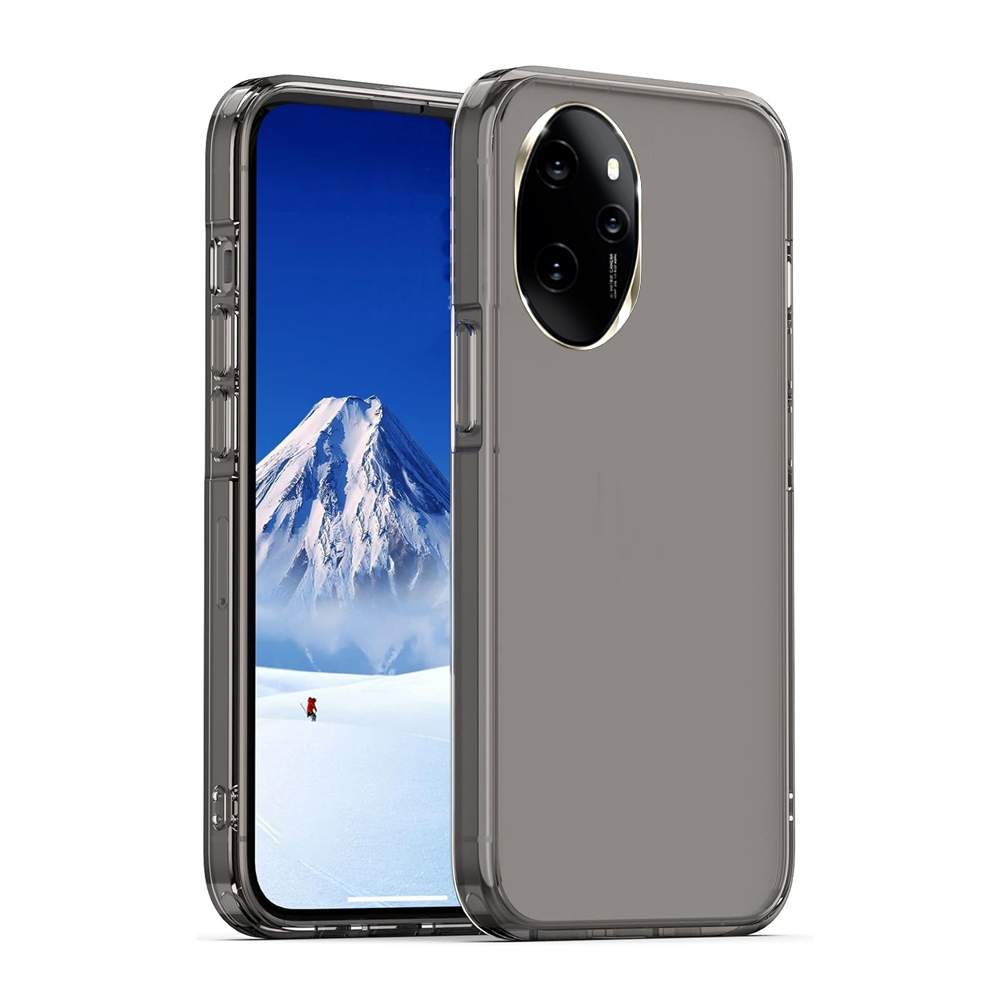 Honor 100 Pro 5G Telefontok - Box Premium - fekete átlátszó szilikon hátlap tok