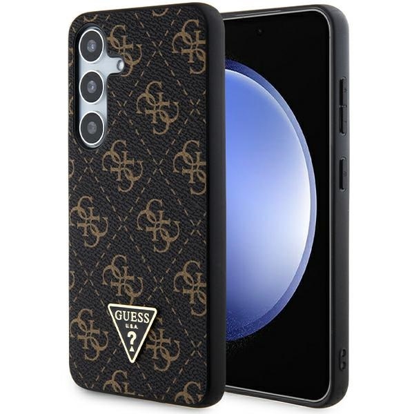 Samsung Galaxy S24+ (S24 Plus) Telefontok - Guess 4G Triangle fekete - hátlaptok