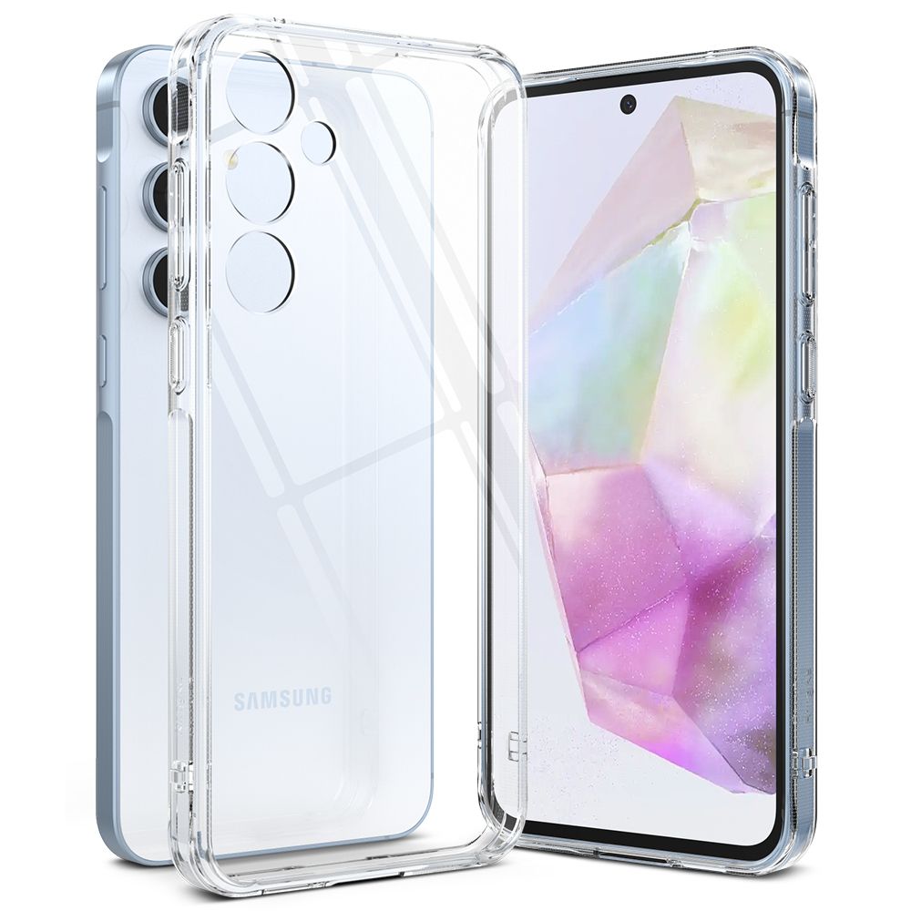 Telefontok Samsung Galaxy A55 5G - Ringke Fusion átlátszó hátlap tok