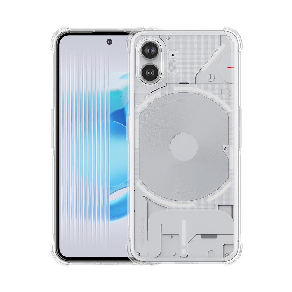 Telefontok Nothing Phone (2) - ütésálló átlátszó hátlap tok