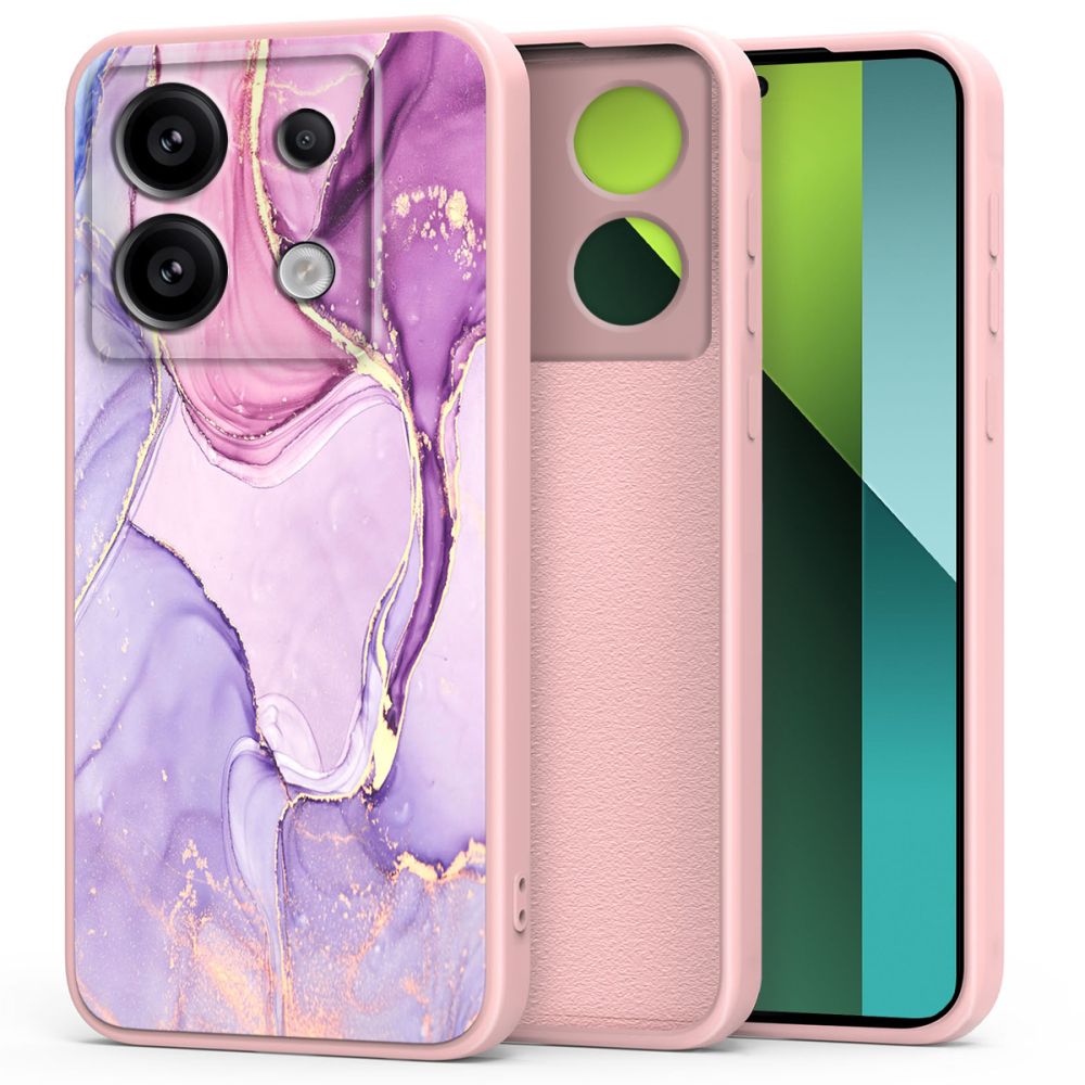 Telefontok Xiaomi Redmi Note 13 Pro 5G - Pink marble hátlap tok