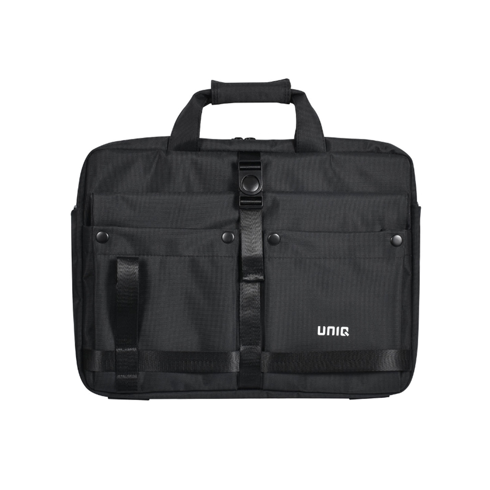 UNIQ Laptop táska - 15,6-os fekete vízálló laptop táska
