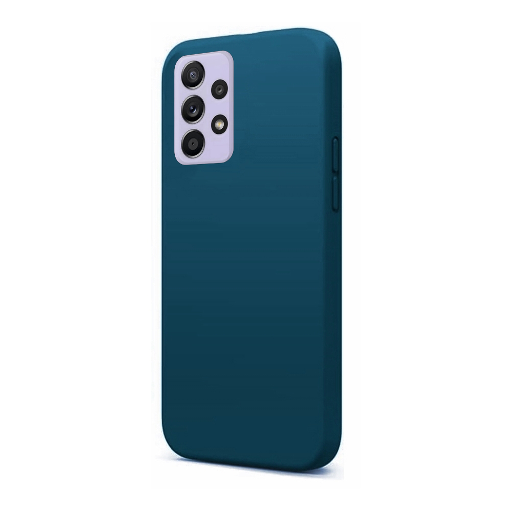 Telefontok Samsung Galaxy A52 / A52 5G / A52S 5G - türkizkék szilikon hátlap tok