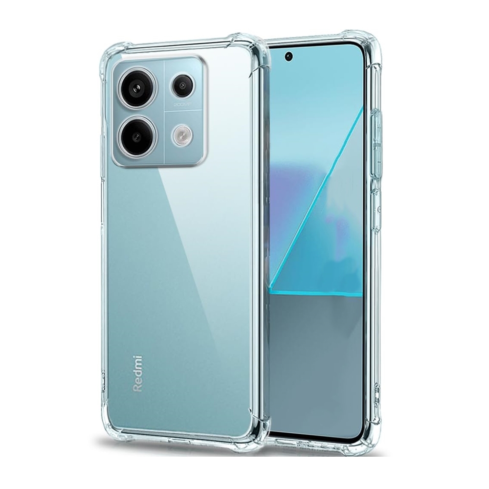 Telefontok Xiaomi Poco X6 5G - átlátszó ütésálló hátlap tok 