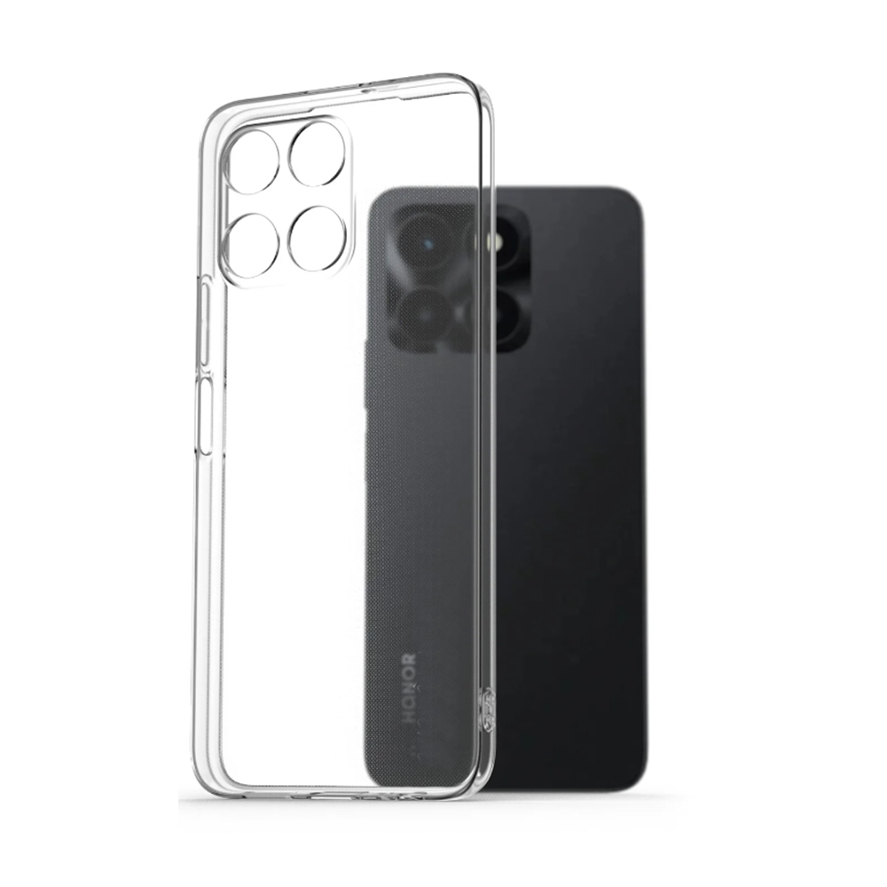 Telefontok Honor X8b - 2mm-es átlátszó szilikon hátlap tok 