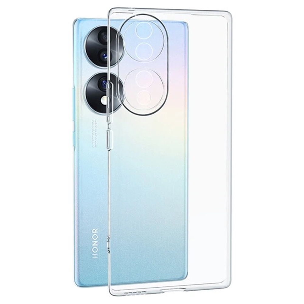 Telefontok Honor X7b - 2mm-es átlátszó szilikon hátlap tok 