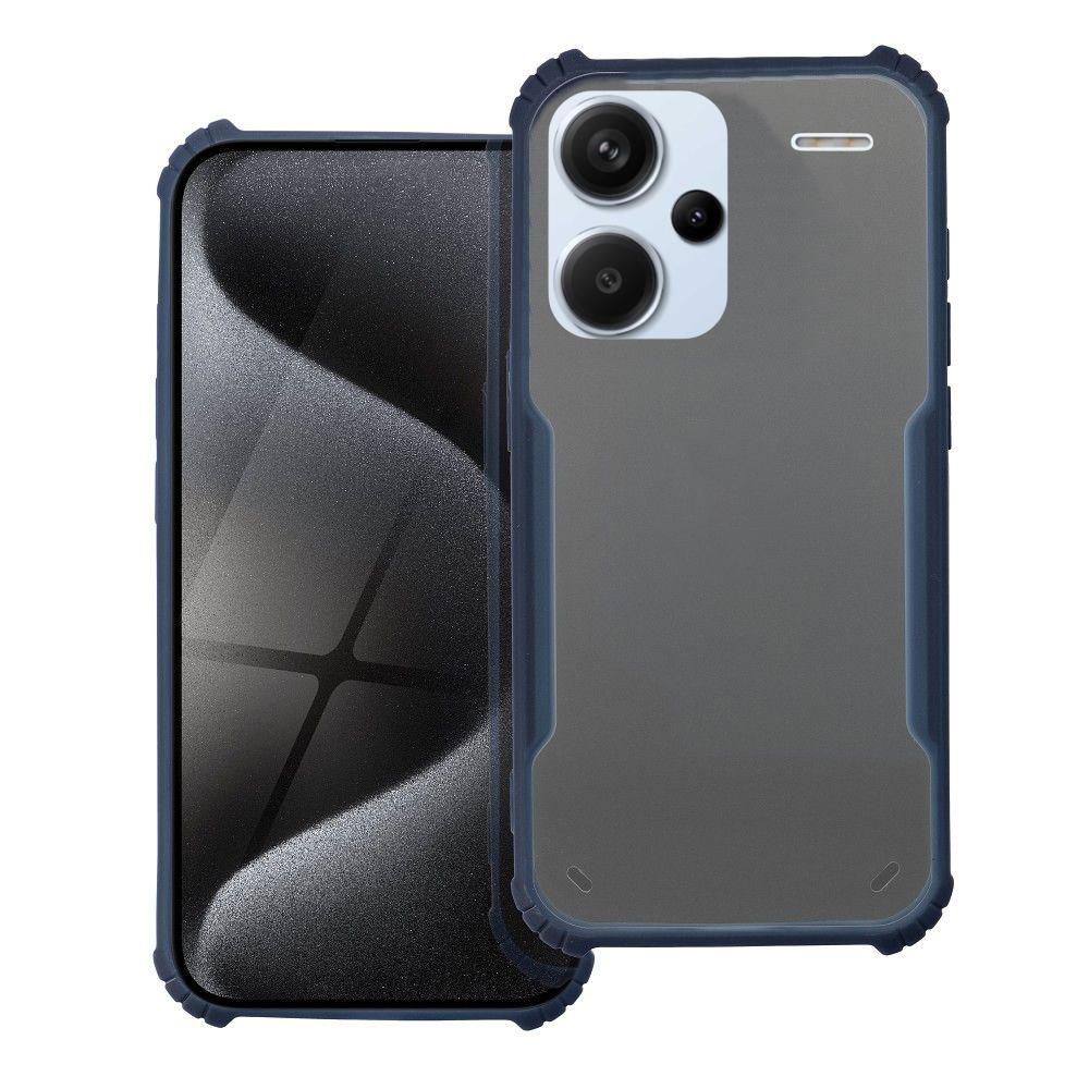 Telefontok Xiaomi Redmi Note 13 Pro+ 5G - kék / átlátszó ütésálló hátlap tok