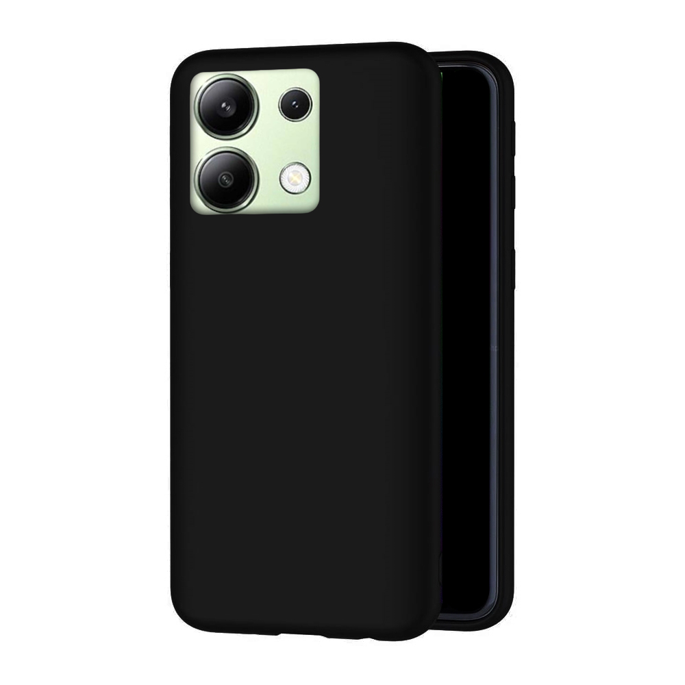 Telefontok Xiaomi Redmi Note 13 5G - fekete szilikon hátlap tok
