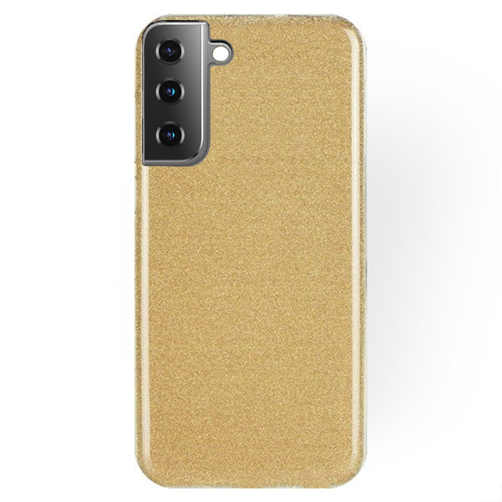 Telefontok Samsung Galaxy S21 - arany Shiny tok