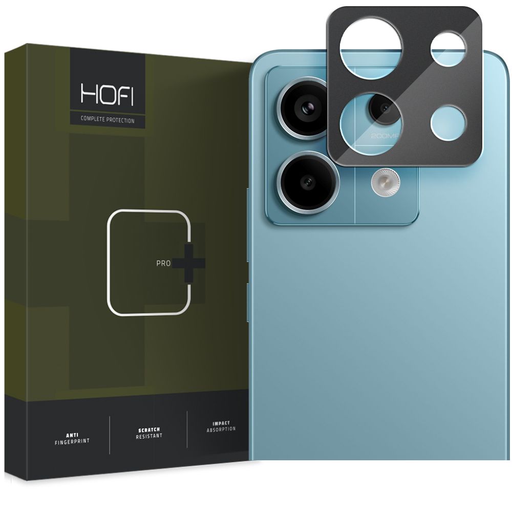 Xiaomi Poco X6 5G kameralencse védőkeret- HOFI kameralencse fekete védőkeret