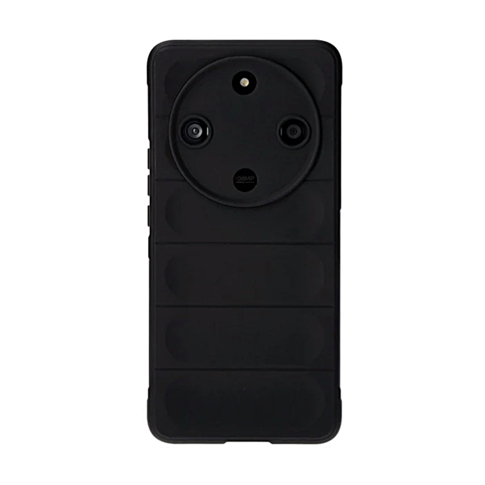 Telefontok Honor X50 5G - Pastel Armor - fekete szilikon hátlap tok