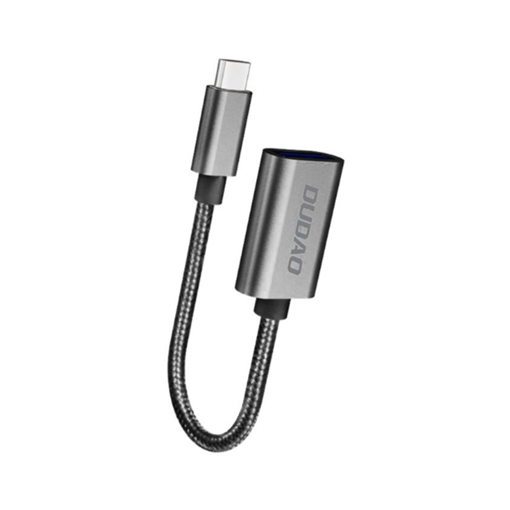 Dudao L15T Adapter - USB / Type-C (USB-C) adapter szürke