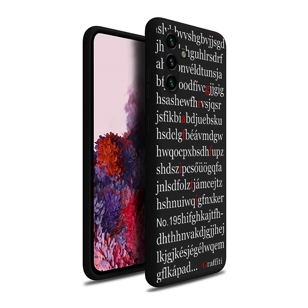Telefontok Samsung Galaxy A55 5G - Graffiti No.195 mintás szilikon tok