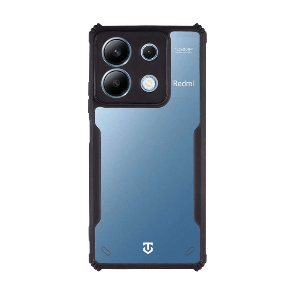 Telefontok Xiaomi Redmi Note 13 5G - Tactical Quantum - fekete / átlátszó ütésálló hátlap tok