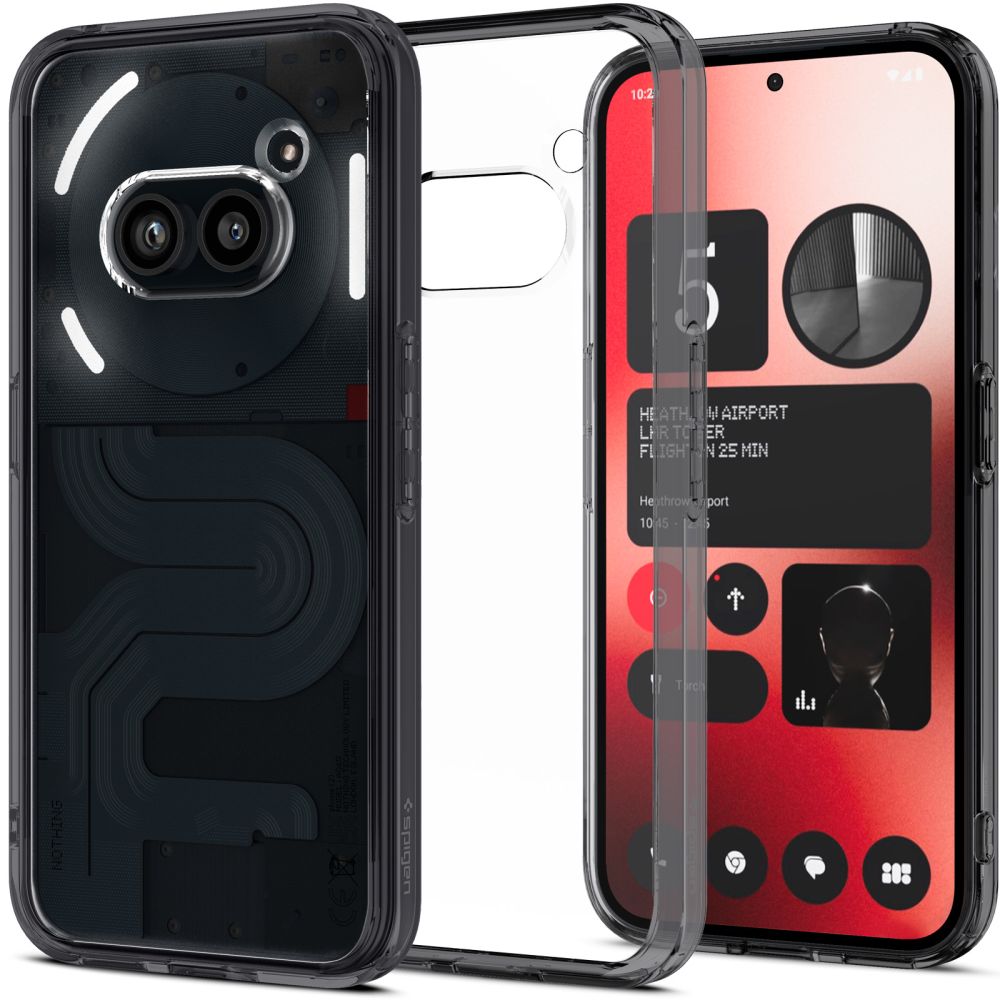 Nothing Phone (2a) telefontok - SPIGEN SPACE CRYSTAL átlátszó/szürke hibrid hátlap tok