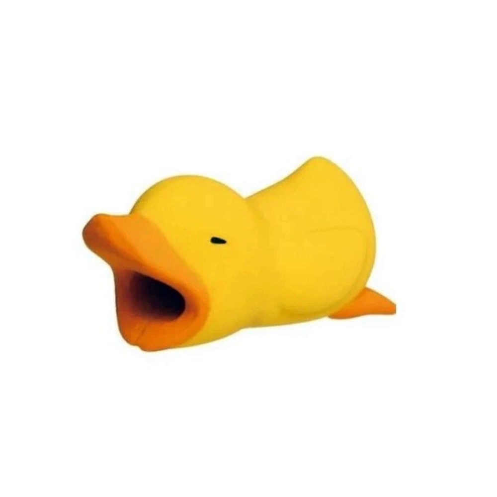 Kábel: Kábelvédő szilikon figura - Kacsa
