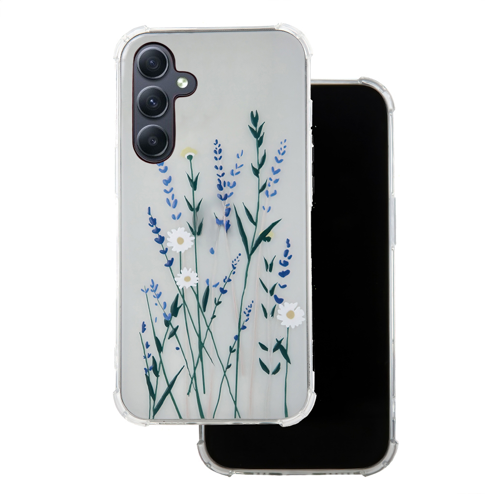 Samsung Galaxy A14 5G - Ultra Trendy Meadow 3 - mintás átlátszó szilikon hátlap tok