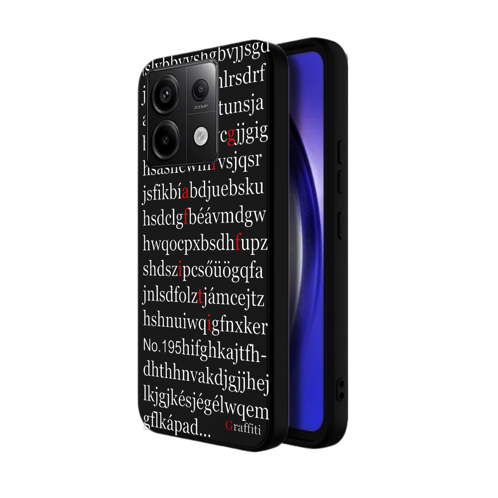 Telefontok Xiaomi Redmi Note 13 5G - Graffiti No.195 mintás szilikon tok