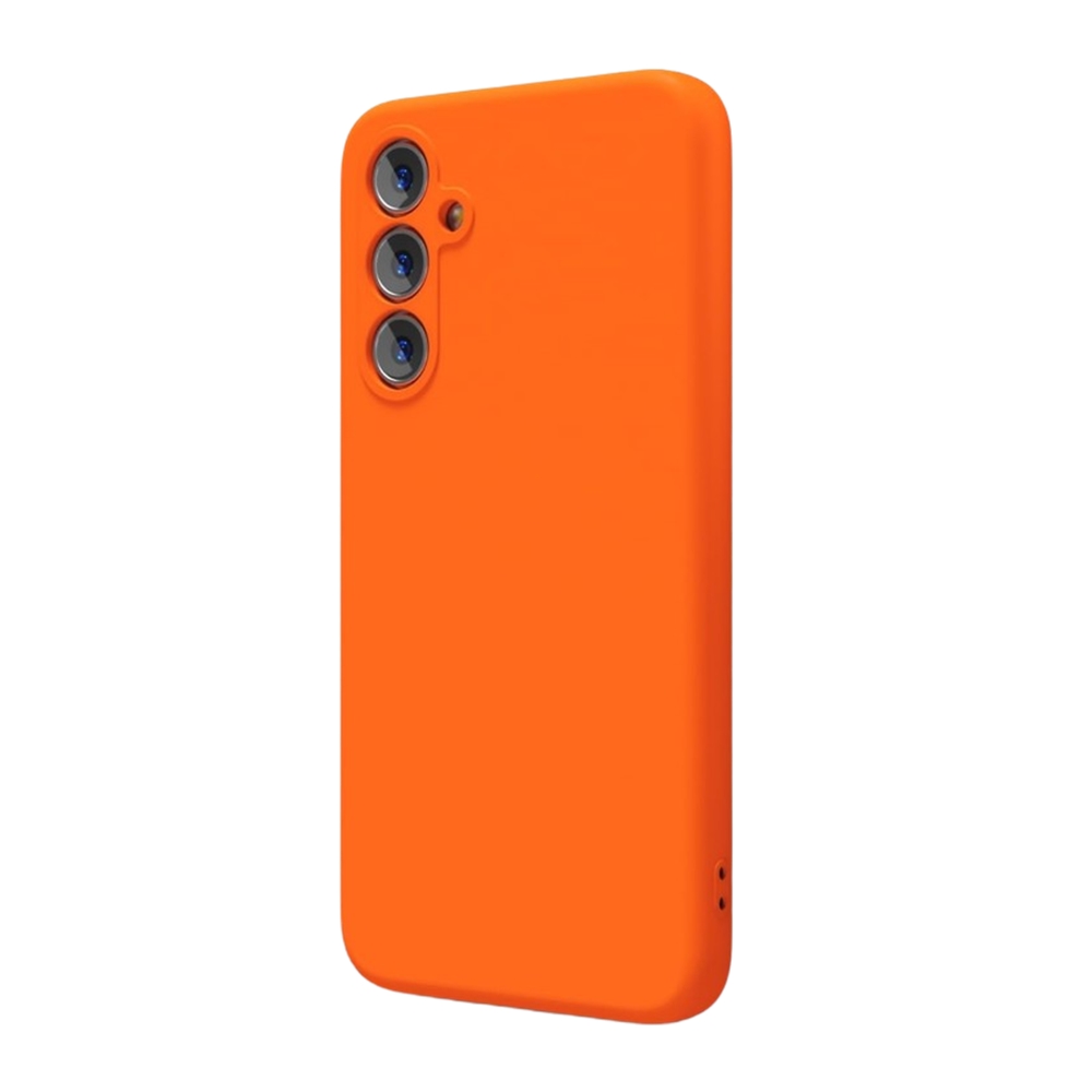 Samsung Galaxy A25 5G telefontok - narancssárga szilikon hátlap tok