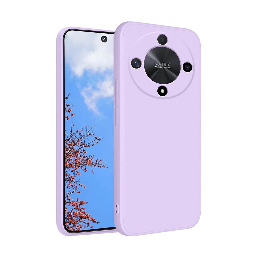 Honor Magic6 Lite telefontok - PASTEL - lila szilikon hátlap tok