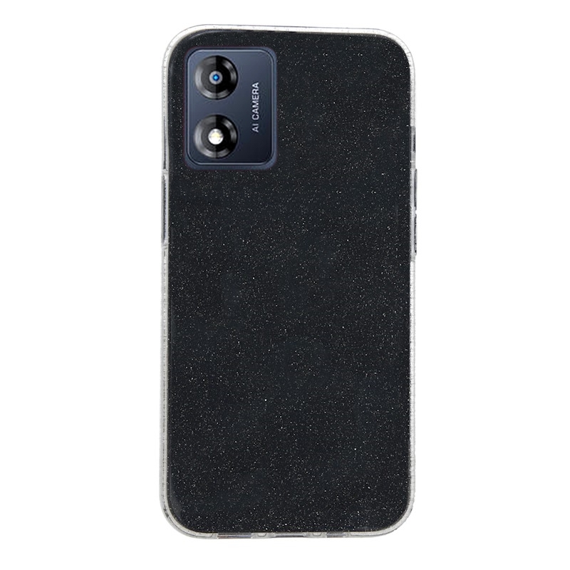 Motorola Moto E13 telefontok - Glitter - átlátszó csillámos hátlap tok