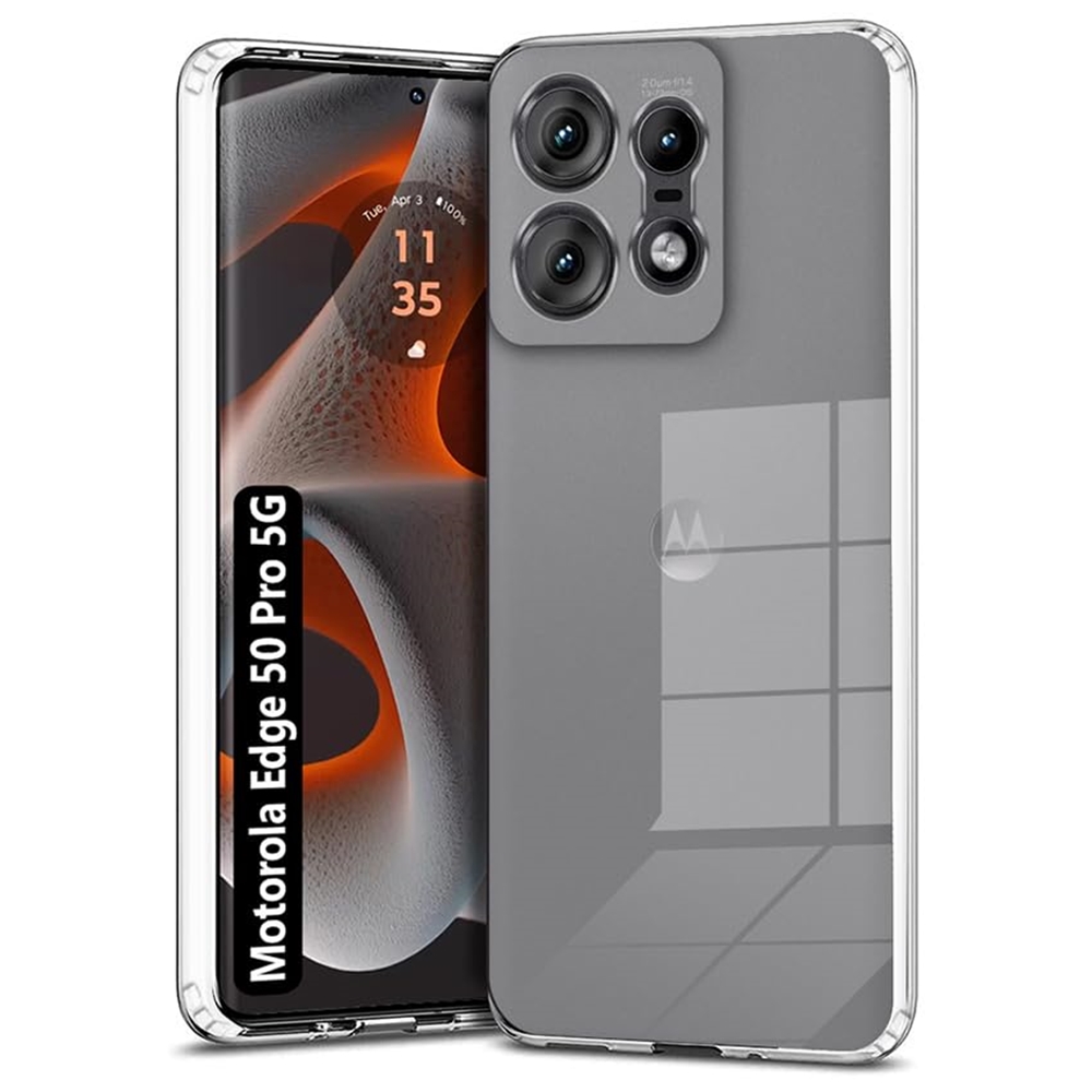 Motorola Edge 50 Pro 5G telefontok - átlátszó szilikon tok
