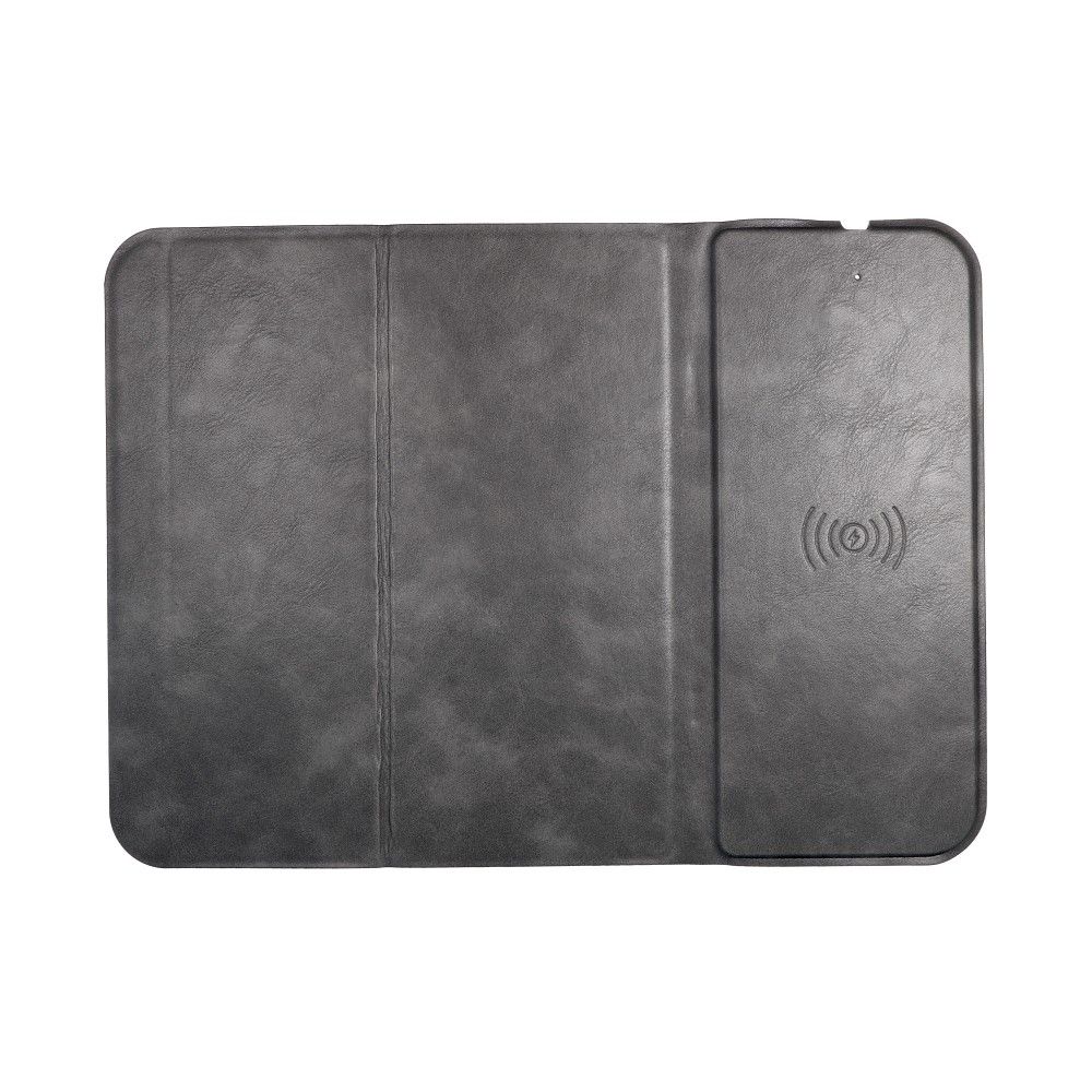 OJD-82 egérpad - egérpad, 15W vezeték nélküli töltővel (Wireless), szürke (300 × 220 × 6,5 mm)