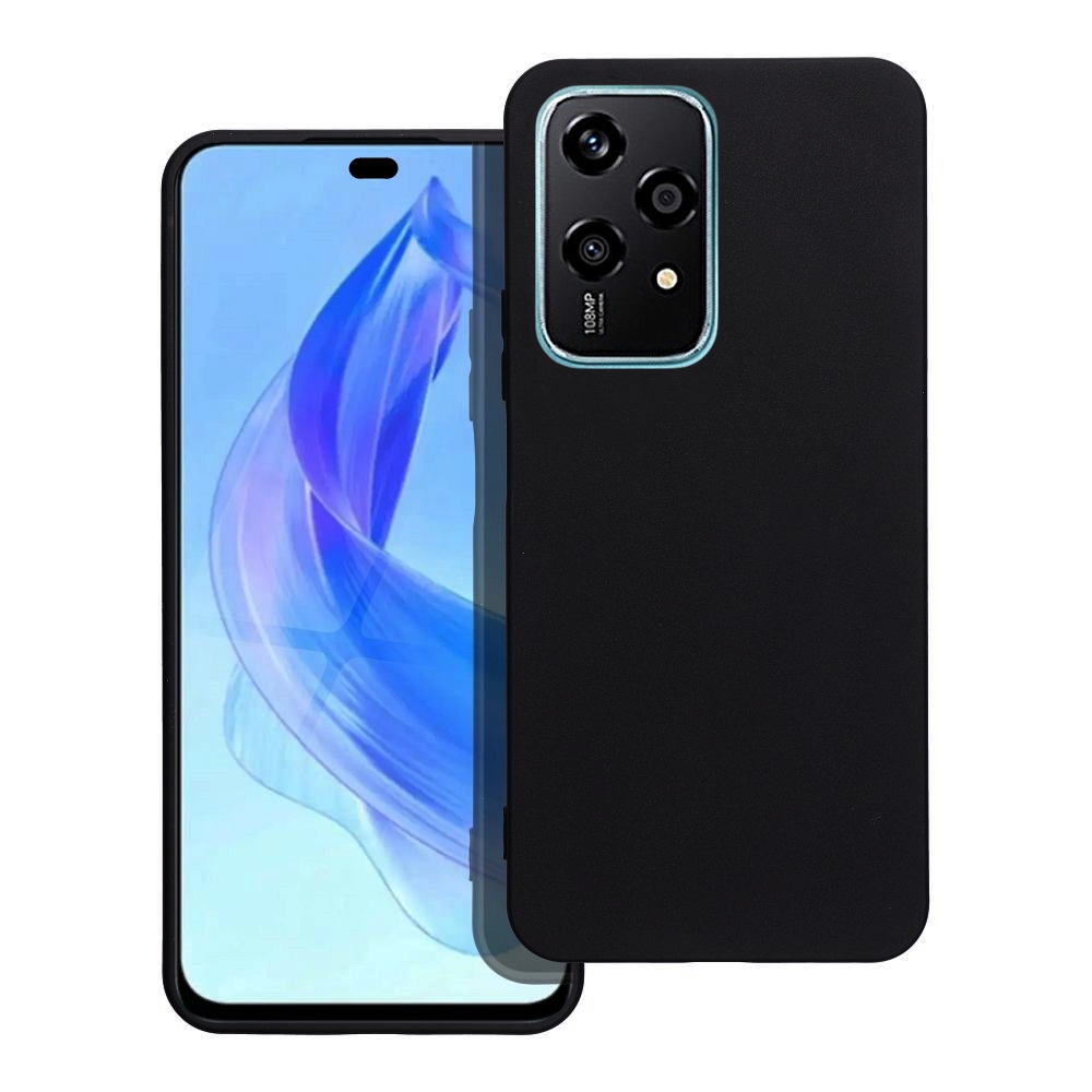 Honor 200 Lite 5G hátlaptok - fekete szilikon tok
