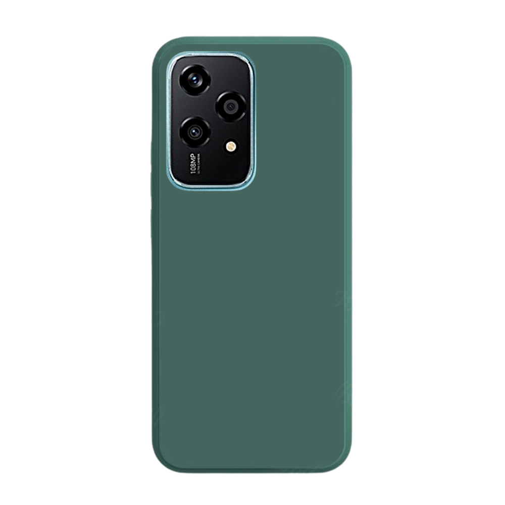 Honor 200 Lite 5G telefontok - zöld szilikon hátlap tok