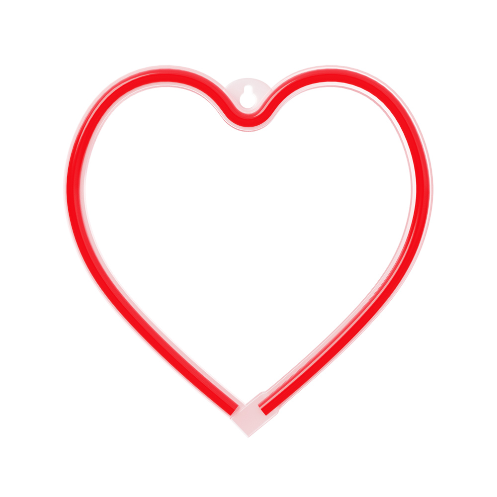 Red Hearth Neon LED felirat 20 x 2 x 21 cm