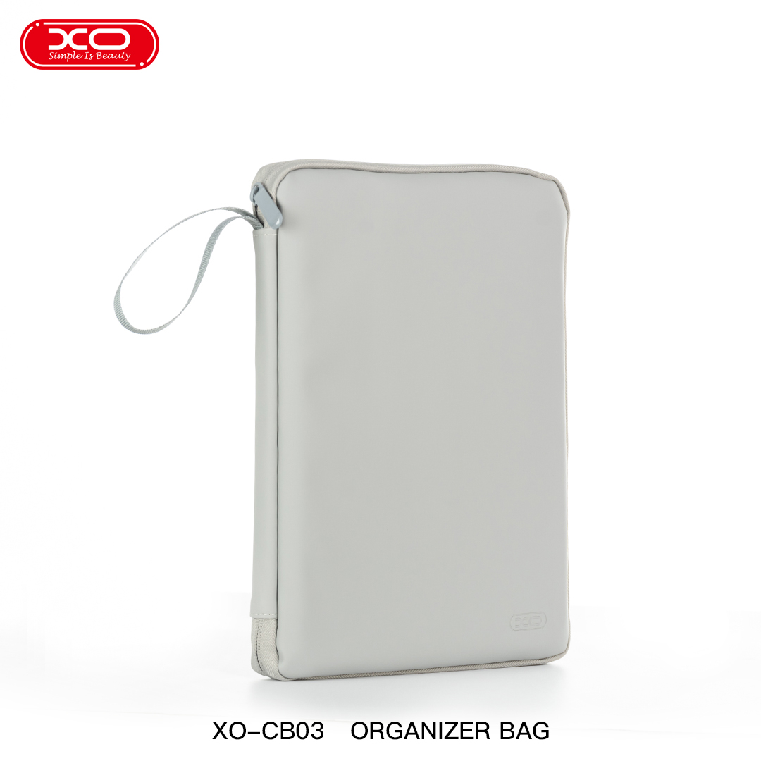 Tablet táska XO CB03 - Univerzális 12,9 coll-os, szürke tablet táska