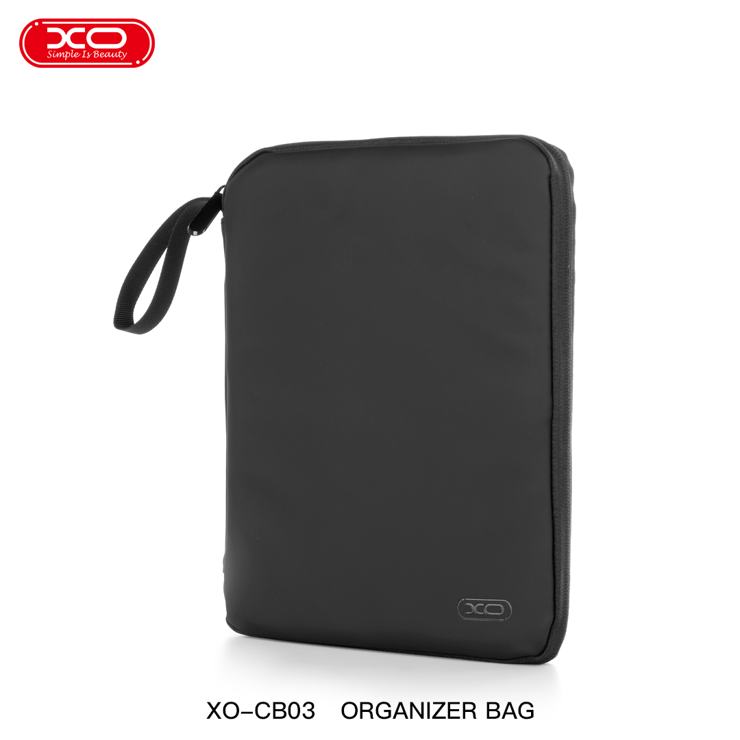Tablet táska XO CB03 - Univerzális 10,9 coll-os, fekete tablet táska