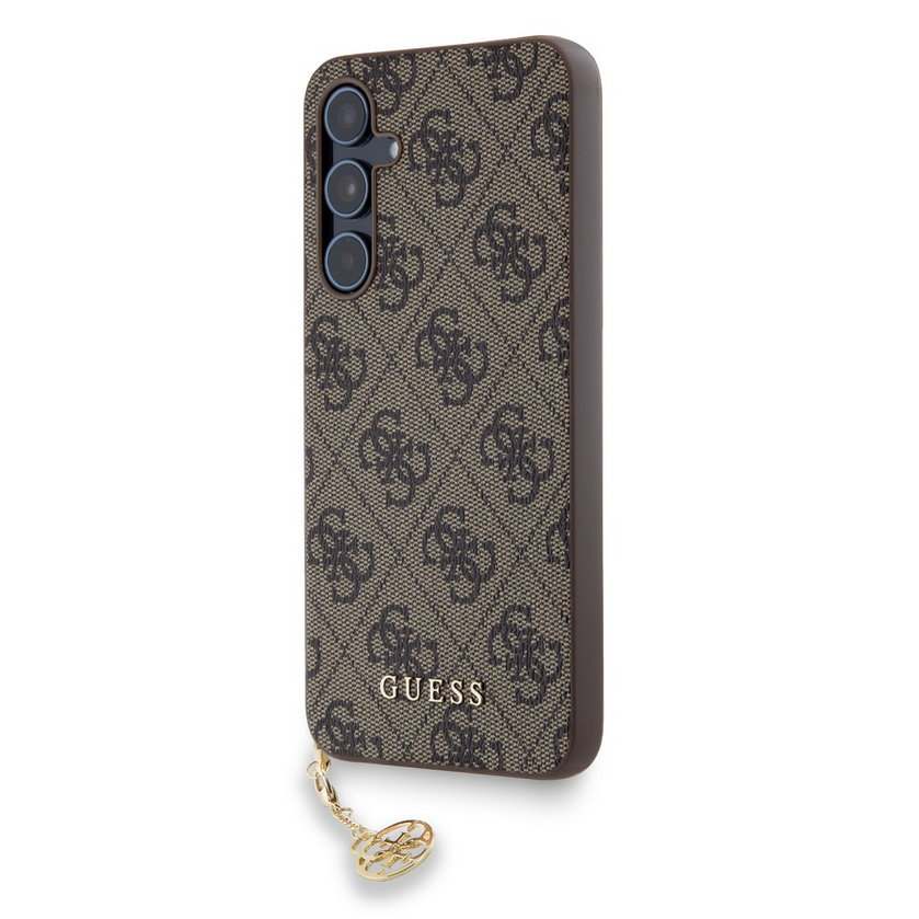 Samsung Galaxy A55 5G telefontok - Guess 4G Charms Hátlaptok - Barna