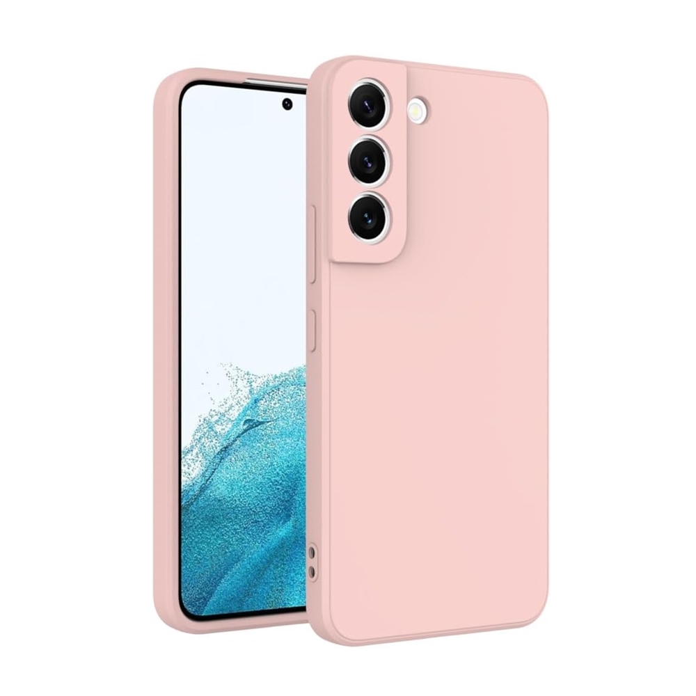 Samsung Galaxy S22+ (S22 Plus) telefontok - PASTEL - púder pink szilikon hátlap tok