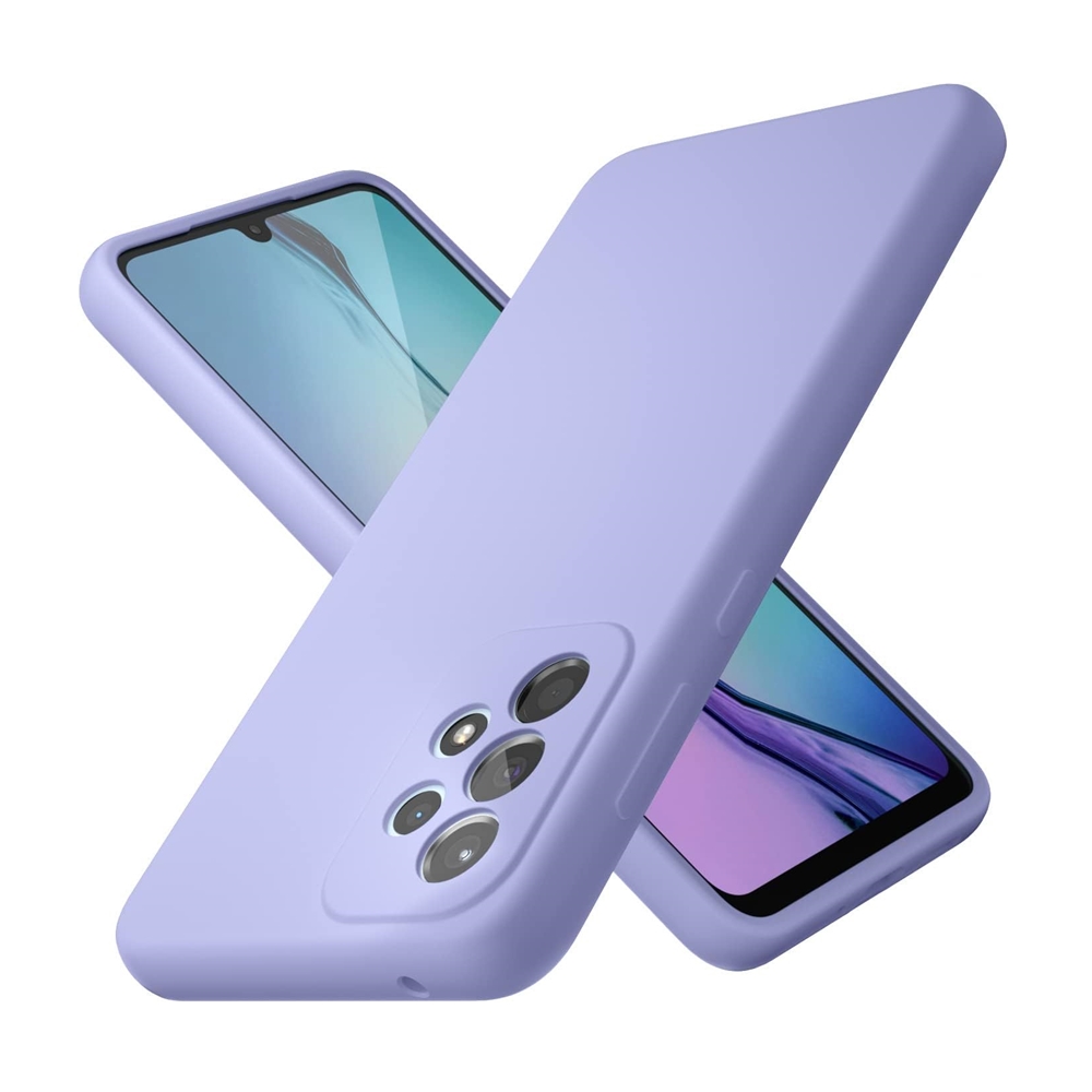 Samsung Galaxy A33 5G telefontok - PASTEL - liláskék szilikon hátlap tok