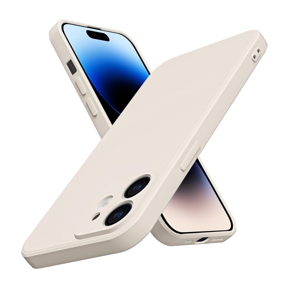 iPhone 11 telefontok - PASTEL - csontfehér szilikon hátlap tok